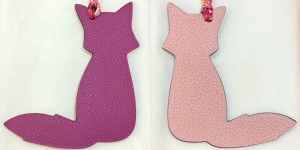 Singapore Kuala Lumpur 187 Factory Fox Charm Epsom Rose Purple & Togo Leather Rose Sakura