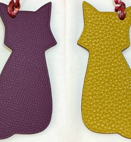 Full Handmade 187 Factory Fox Charm Epsom Violet & Togo Leather Jaune D’or