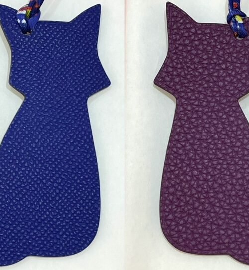 187 Factory Bag Charm Price Epsom Blue Electric / Togo Leather Violet Fox Charm