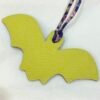 187 Factory Bat Charm Images Lime Epsom Leather / Blue Electric Togo Leather