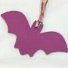 UK London 187 Factory Rose Purple Epsom / Rose Sakura Togo Leather Bat Bag Charm