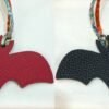 187 Factory Bag Charm Price Bat Charm Epsom Rouge Casaque / Togo Noir