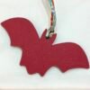 187 Factory Bag Charm Price Bat Charm Epsom Rouge Casaque / Togo Noir
