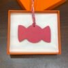 187 Factory Bag Charm Price Rose Lipstick Epsom / Gold Togo Candy Charm