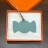 Korea Seoul 187 Factory Candy Charm Epsom Leather Blue Atoll / Togo Leather Rose Confetti