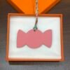 Korea Seoul 187 Factory Candy Charm Epsom Leather Blue Atoll / Togo Leather Rose Confetti