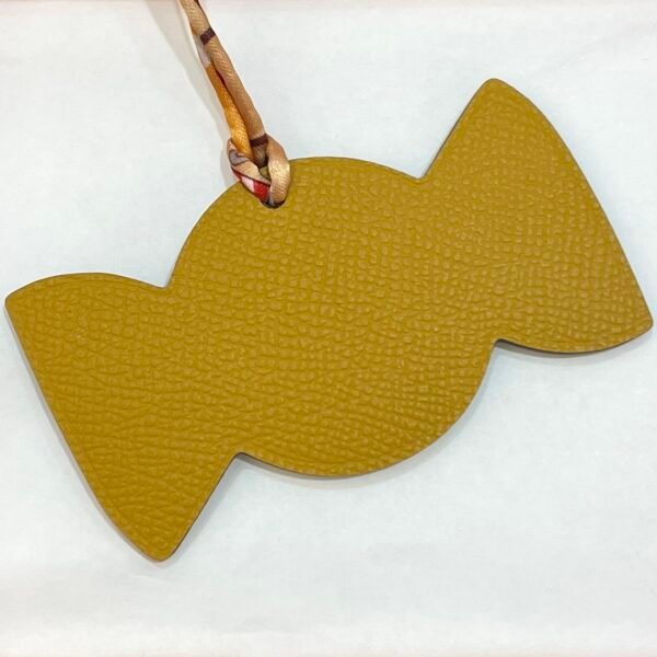 Full Handmade 187 Factory Candy Charm Jaune D’or Epsom / Blue Lin Togo Leather