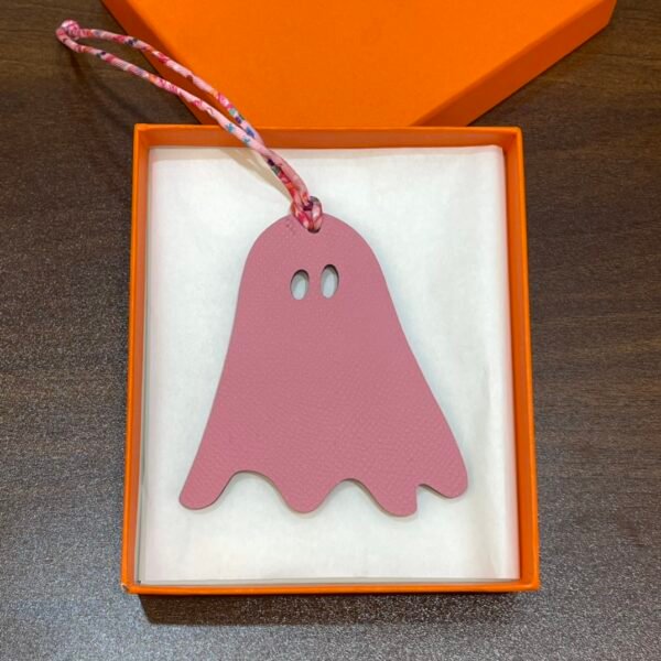 187 Factory Bag Charm Images Pink Epsom / Rouge Casaque Togo Witch Charm