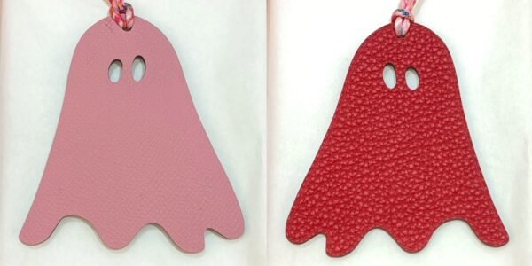 187 Factory Bag Charm Images Pink Epsom / Rouge Casaque Togo Witch Charm