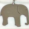 187 Factory Vert Criquet Epsom / Gris Tourterelle Togo Elephant Charm Images
