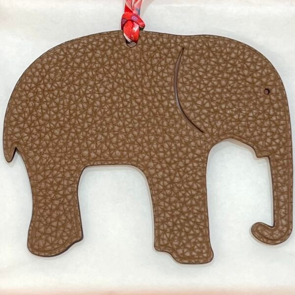 187 Factory Bag Charms Price Epsom Rouge Casaque / Togo Gold Elephant Charm