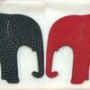 Australia Sydney 187 Factory Elephant Charm Epsom Rouge Casaque / Togo Noir