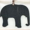 Australia Sydney 187 Factory Elephant Charm Epsom Rouge Casaque / Togo Noir
