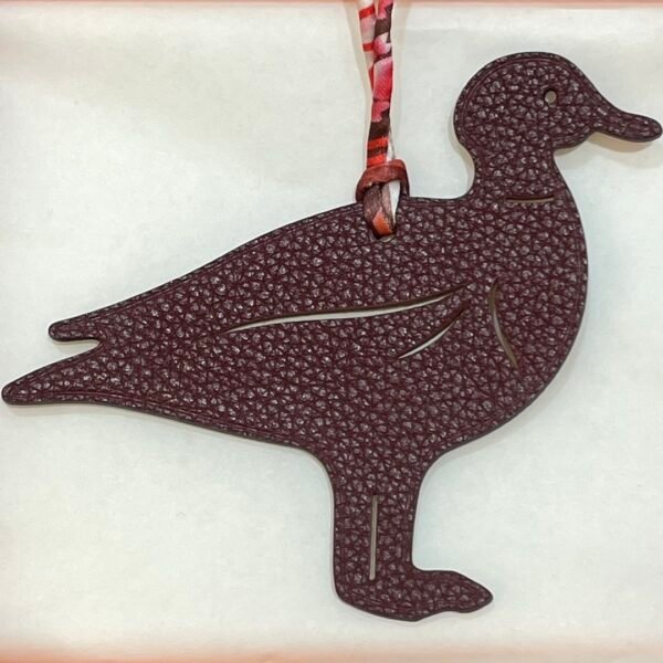 Australia Sydney 187 Factory Pigeon Charm Togo Dark Coffee / Epsom Gold