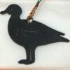 187 Factory Pigeon Bag Charm Price Togo Violet / Epsom Noir
