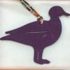 187 Factory Pigeon Bag Charm Price Togo Violet / Epsom Noir