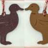Australia Sydney 187 Factory Pigeon Charm Togo Dark Coffee / Epsom Gold