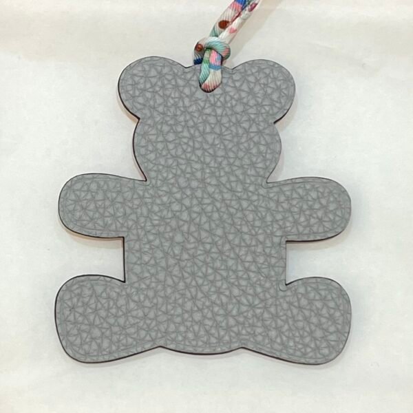 187 Factory Bag Charm Price Epsom Rose Crevette / Togo Zephyr Blue Bear Charm