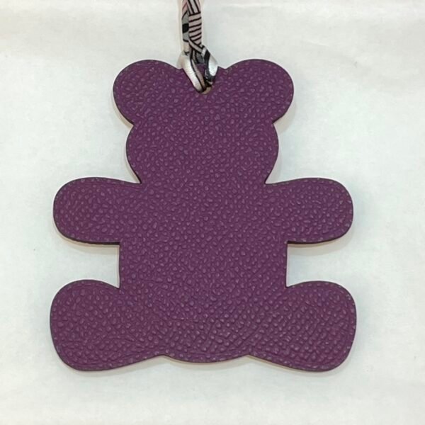 187 Factory Bear Charm Price Epsom Leather Violet / Togo Leather Rose Sakura