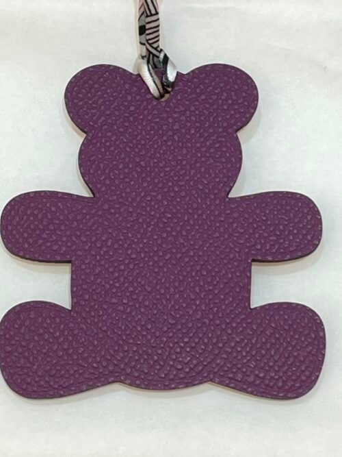 187 Factory Bear Charm Price Epsom Leather Violet / Togo Leather Rose Sakura
