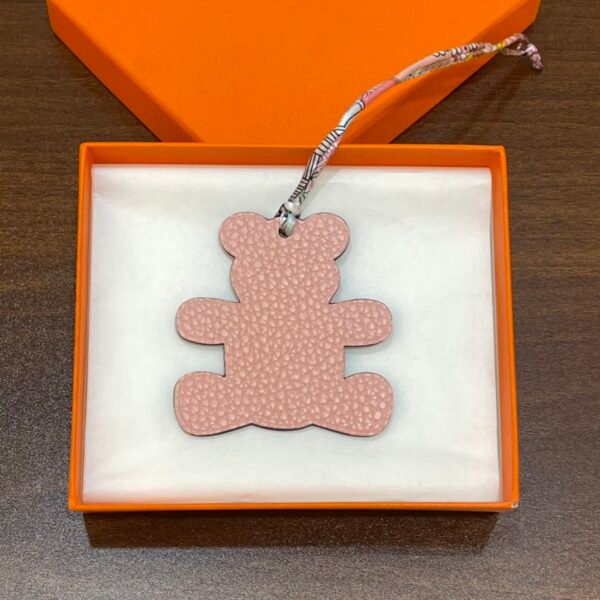 187 Factory Bear Charm Price Epsom Leather Violet / Togo Leather Rose Sakura