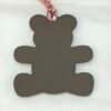 187 Factory Etoupe Grey Epsom / Togo Rose Sakura Bear Bag Charm