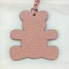 187 Factory Etoupe Grey Epsom / Togo Rose Sakura Bear Bag Charm
