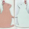 Hong Kong 187 Factory Big Squirrel Charm Rose Eglantine Togo / Craie Epsom Leather