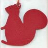 187 Factory Big Squirrel Charm Togo Feu Orange / Epsom Rouge Casaque