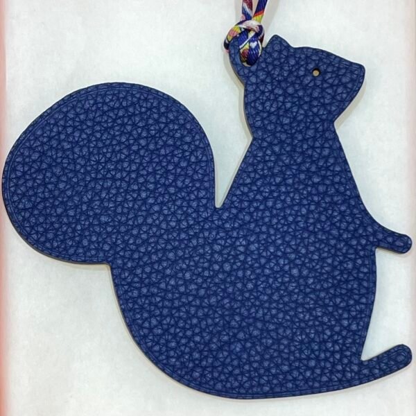 Hong Kong 187 Factory Big Squirrel Charm Togo Blue Saphir / Epsom Lime
