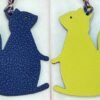 Hong Kong 187 Factory Big Squirrel Charm Togo Blue Saphir / Epsom Lime