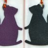 187 Factory Big Squirrel Bag Charm Violet Togo Leather / Nior Epsom Leather