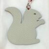 Saudi Arabia Riyadh 187 Factory Small Squirrel Charm Togo Craie / Epsom Orange