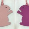 187 Factory Small Squirrel Bag Charm Togo Rose Sakura / Epsom Rose Purple