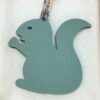 187 Factory Small Squirrel Charm Price Togo Leather Dark Coffee / Epsom Blue Attol