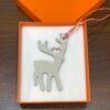 Russia Moscow 187 Factory Wapiti Charm Togo Leather Craie / Epsom Leather Orange