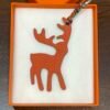 187 Factory Orange Togo Leather / Blue Atoll Epsom Leather Wapiti Charms