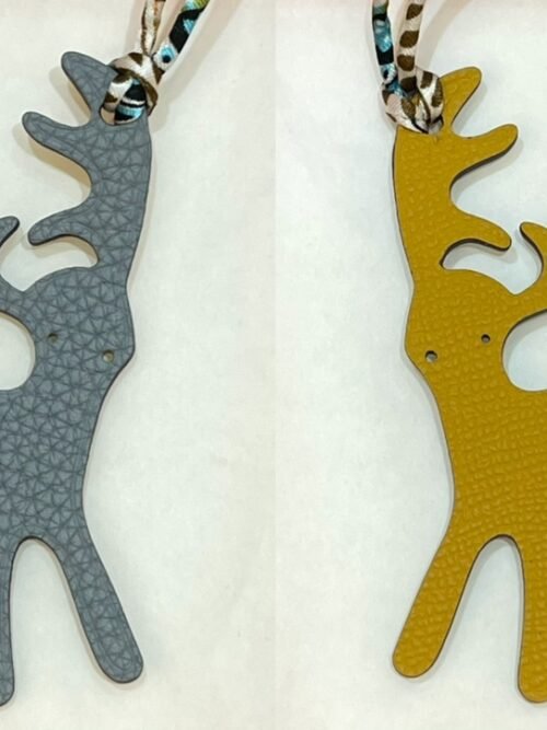 UK London 187 Factory Blue Lin Togo / Jaune D’or Epsom Wapiti Charms