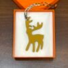 UK London 187 Factory Blue Lin Togo / Jaune D’or Epsom Wapiti Charms