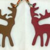 187 Factory Gold Togo Leather / Rouge Casaque Epsom Leather Wapiti Charms