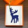 Canada Toronto 187 Factory Wapiti Charm Togo Leather Vert Cypres / Epsom Leather Blue Saphir