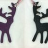 187 Factory Violet Togo Leather / Noir Epsom Leather Wapiti Charms