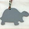Taiwan 187 Factory Turtle Charms Blue Lin Epsom / Gold Togo Leather