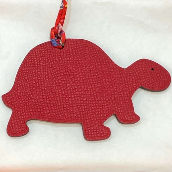 UK London 187 Factory Turtle Charms Rouge Casaque Epsom Leather / Orange Togo Leather