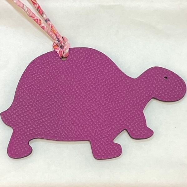 187 Factory Bag Charm Price Epsom Rose Purple / Togo Rose Sakura Turtle Charms
