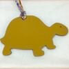 187 Factory Bag Charms Images Turtle Charms Epsom Jaune D’or / Togo Blue Lin
