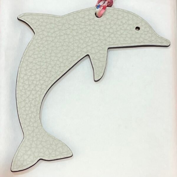 Canada Ottawa 187 Factory Dolphin Charms Togo Craie / Orange Epsom