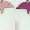 187 Factory Rose Sakura Togo Leather / Anemone Epsom Leather Dolphin Charms