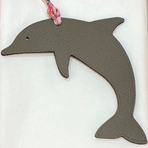 Australia Sydney 187 Factory Dolphin Charms Togo Rose Eglantine / Epsom Etoupe Grey