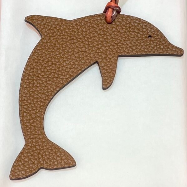 187 Factory Dolphin Charms Images Togo Leather Gold / Epsom Leather Rose Lipstick